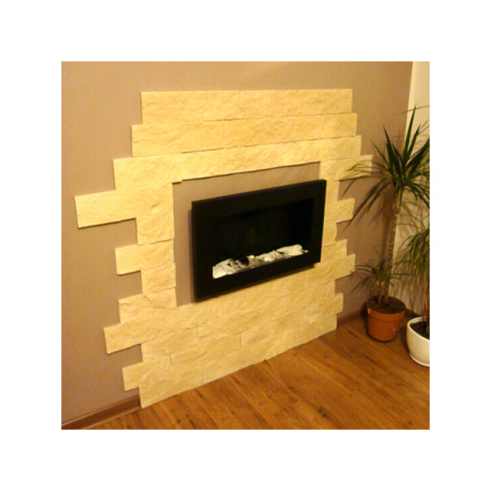 Biokominek dekoracyjny prostokątny 65x40 EcoFire Flat czarny