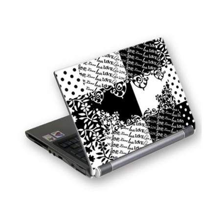 Naklejka na notebooka Bar Style G-Cube Black&White