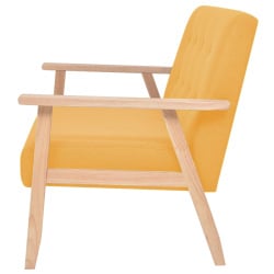2 osobowa sofa tapicerowana, żółta 2 osobowa sofa tapicerowana, żółta