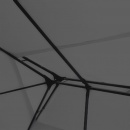 Altana ze sznurem lampek led, 3x4 m, antracytowa