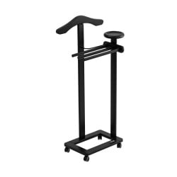 Arredamenti antimo stojak na ubrania i garnitury - 44 x 35 cm, czarny