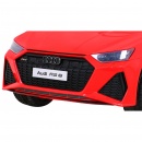 Audi rs 6 elektryczny samochodzik dla dzieci czerwony + pilot + koła eva + wolny start + audio led