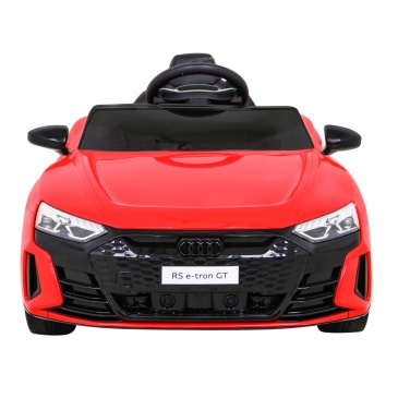 Audi rs e-tron gt na akumulator czerwony + pilot + napęd 4x4 + radio mp3 + led + eva