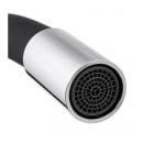 Bateria kuchenna stojąca elastyczna wylewka kran czarny