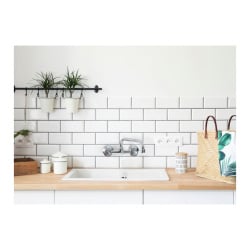 Bateria kuchenna umywalkowa ścienna obrotowa wylewka