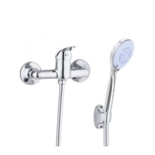 Bateria prysznicowa natryskowa słuchawka wąż chrom - yoka