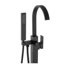 Bateria wannowa wolnostojąca podłogowa czarna - yoka