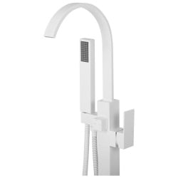 Bateria wannowa wolnostojąca ribbon biały