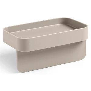 Battigia uchwyt do gąbki szaro-beżowy Battigia uchwyt do gąbki szaro-beżowy