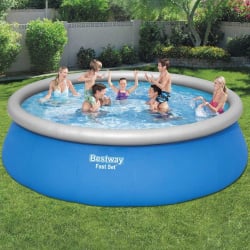 Bestway basen dmuchany fast set, okrągły, 457x122 cm Bestway basen dmuchany fast set, okrągły, 457x122 cm