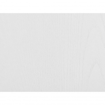 Biurko 120 x 60 cm białe z jasnym drewnem JENKS