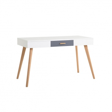 Biurko białe - meble biurowe - stolik - biurko komputerowe - Amato