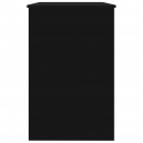 Biurko, czarne, 100x50x76 cm, płyta wiórowa