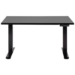 Biurko regulowane elektrycznie 120 x 72 cm czarne destines