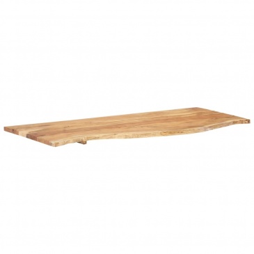 Blat łazienkowy, lite drewno akacjowe, 140 x 55 x 2,5 cm