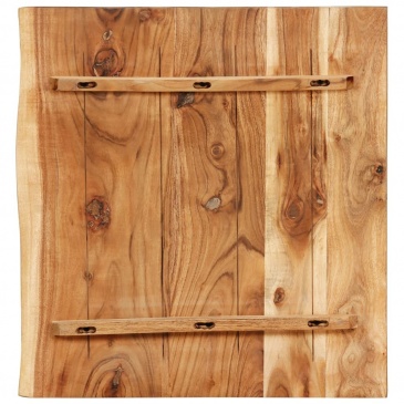 Blat łazienkowy, lite drewno akacjowe, 60 x 55 x 3,8 cm