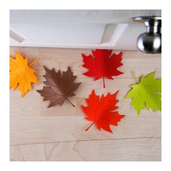 Bloker do drzwi liść jesieni czerwony 10072-RD Bloker do drzwi liść jesieni czerwony 10072-RD