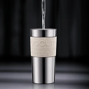 Bodum kubek z zaparzaczem tłokowym do kawy Travel Press 350 ml Off white Bodum kubek z zaparzaczem tłokowym do kawy Travel Press 350 ml Off white