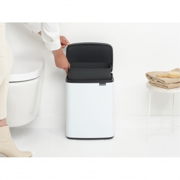 Brabantia 222467 - bo waste bin - 12 l - white