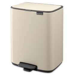 BRABANTIA 23 80 24 - Bo Pedal Bin - Kosz 12 l - Soft Beige