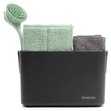 Brabantia 233340 - sink side - zestaw do organizacji zlewu - dark grey