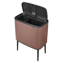 Brabantia 234064 - bo touch bin - kosz 11+23 l - 2 komory - satin taupe