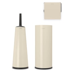 Brabantia 280641 - renew - zestaw akcesoriów toaletowych - soft beige Brabantia 280641 - renew - zestaw akcesoriów toaletowych - soft beige