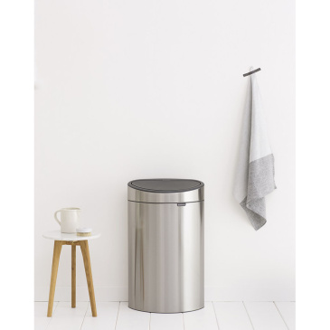 BRABANTIA - Touch Bin New - Kosz 40 l - Stal matowa