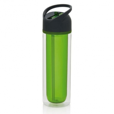 Butelka ze słomką 0,36l Xd design Duo zielona