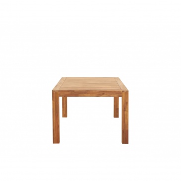 Certyfikowany stół ogrodowy akacjowy 190 x 105 cm jasne drewno MONSANO