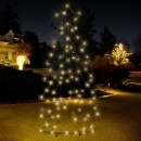 Choinka świąteczna świecąca z lampkami zewnętrzna ogrodowa oświetlenie święta 90 led 85 cm