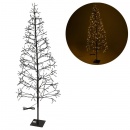 Choinka świecąca drzewko z lampkami zewnętrzne ogrodowe oświetlenie 280 led 150 cm