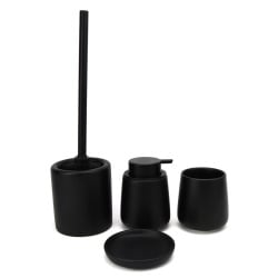 CORTEZ Dozownik mydła 9x9x12,5cm czarny/OD2362