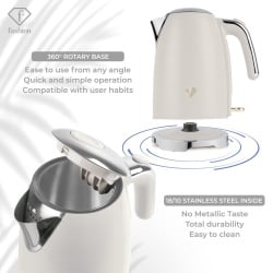 Czajnik elektryczny FashionTV FTV-0114 Matte Cream Gold