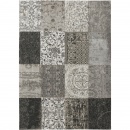 Czarno Biały Dywan Patchwork - BLACK & WHITE 8101 (200x280 cm)