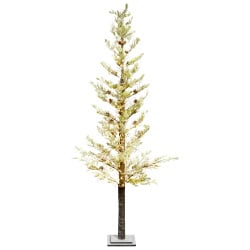 Dekoracja ogrodowa LED GRENIVIK Choinka 245 cm Biały