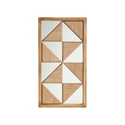 Dekoracja ścienna HIESVILLE Drewno jodłowe 75 cm Jasnobrązowy