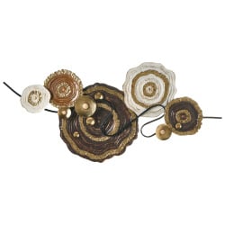 Dekoracja ścienna IRIDIUM Metal 55 cm Kolorowy