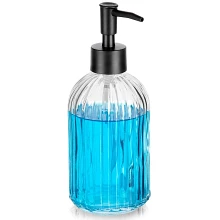 Dozownik do mydła szklany 400 ml Dozownik do mydła szklany 400 ml