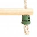 Drabinka sznurowa dla dzieci, lite drewno i PE, 30x168 cm
