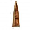 Drewniana szafka łódka 40x30x130 cm lite drewno odzyskane