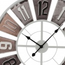 Duży, zegar metalowy, ścienny, industrialny, retro, loft, 80 cm