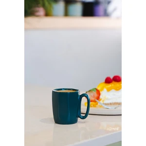 Dwa kubki ceramiczne z uszkiem 80 ml fuori zielone 29972
