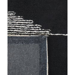 Dywan bawełniany 140 x 200 cm czarno-biały bathinda