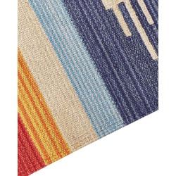Dywan bawełniany kilim 80 x 300 cm wielokolorowy kamaris