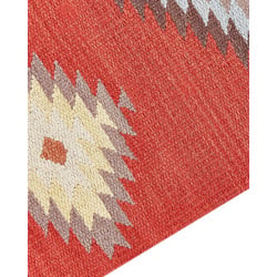 Dywan bawełniany kilim 80 x 300 cm wielokolorowy lorut