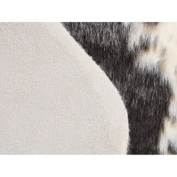 Dywan ekoskóra czarny 60 x 90 cm NAMBUNG