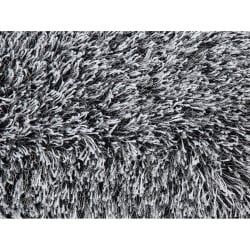 Dywan Shaggy 200 x 300 cm czarno-biały CIDE
