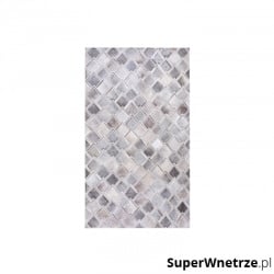 Dywan szary 140 x 200 cm skórzany Dicembre BLmeble