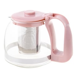 Dzbanek szkl. z zaparz. DALEN róż 700ml/OD3034